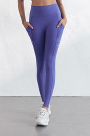 Cielcoco CLWP9148 Legging dengan Saku Samping _ BIRU TINTA _ Dibuat di Korea Selatan